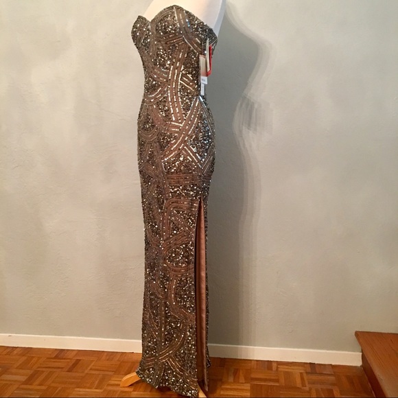 Evening Formal Gown Shail K Prom Dress - Picture 4 of 7